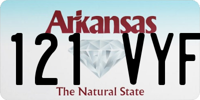 AR license plate 121VYF