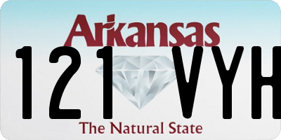 AR license plate 121VYH
