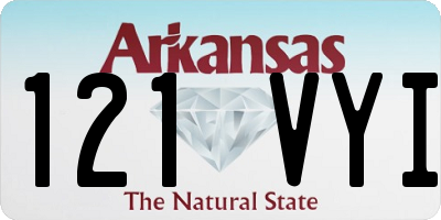 AR license plate 121VYI