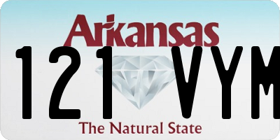 AR license plate 121VYM