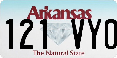 AR license plate 121VYO