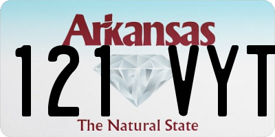 AR license plate 121VYT