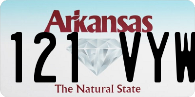 AR license plate 121VYW
