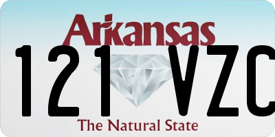 AR license plate 121VZC