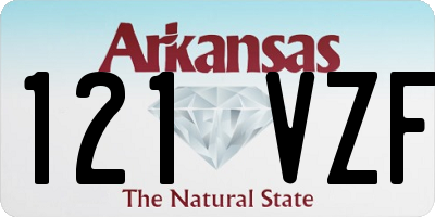 AR license plate 121VZF