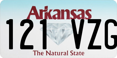 AR license plate 121VZG