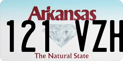 AR license plate 121VZH