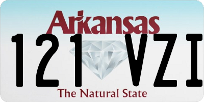 AR license plate 121VZI