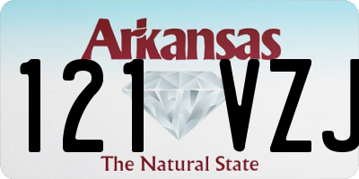 AR license plate 121VZJ