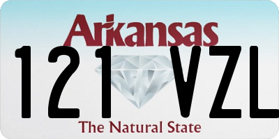 AR license plate 121VZL