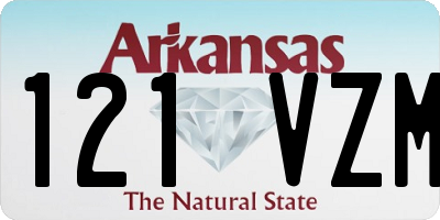 AR license plate 121VZM