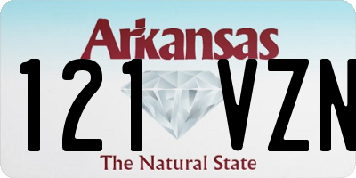 AR license plate 121VZN