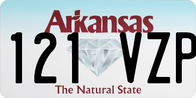 AR license plate 121VZP