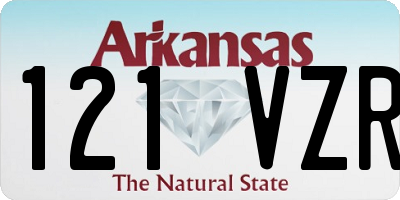 AR license plate 121VZR