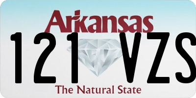AR license plate 121VZS
