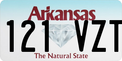 AR license plate 121VZT