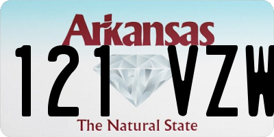 AR license plate 121VZW