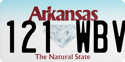 AR license plate 121WBV