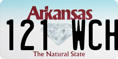 AR license plate 121WCH