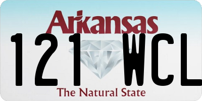 AR license plate 121WCL