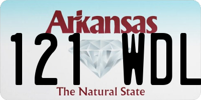 AR license plate 121WDL