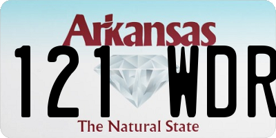 AR license plate 121WDR