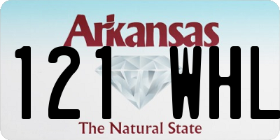 AR license plate 121WHL