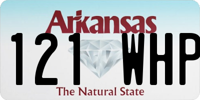 AR license plate 121WHP