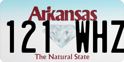 AR license plate 121WHZ