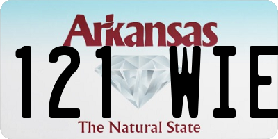 AR license plate 121WIE