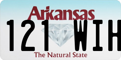AR license plate 121WIH