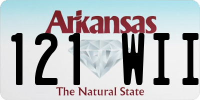 AR license plate 121WII