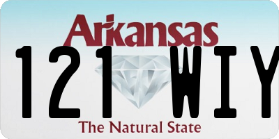 AR license plate 121WIY
