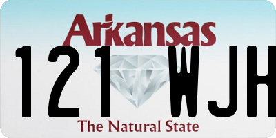 AR license plate 121WJH