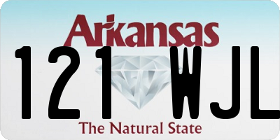AR license plate 121WJL