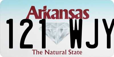 AR license plate 121WJY