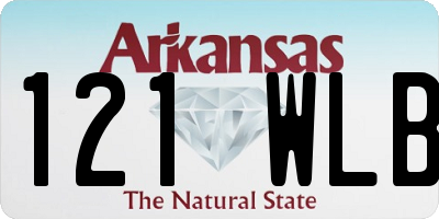 AR license plate 121WLB