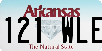 AR license plate 121WLE