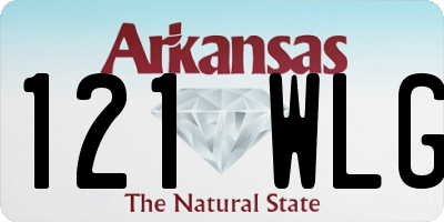 AR license plate 121WLG