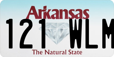 AR license plate 121WLM