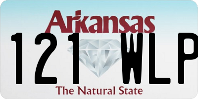 AR license plate 121WLP