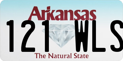 AR license plate 121WLS