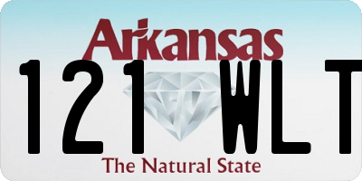 AR license plate 121WLT
