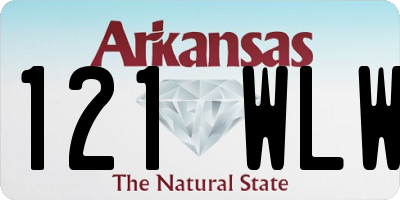 AR license plate 121WLW