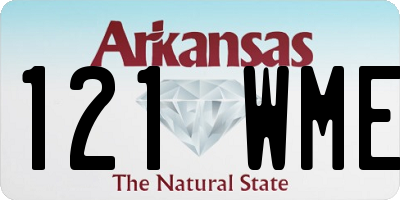 AR license plate 121WME