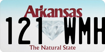 AR license plate 121WMH