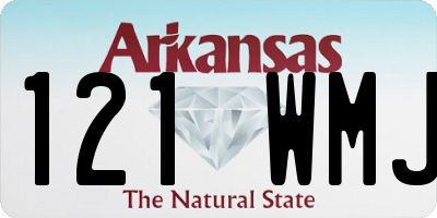 AR license plate 121WMJ
