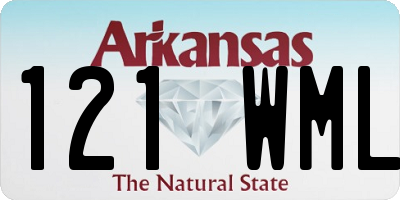 AR license plate 121WML