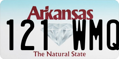 AR license plate 121WMQ