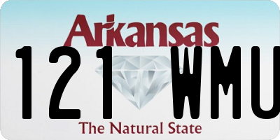 AR license plate 121WMU